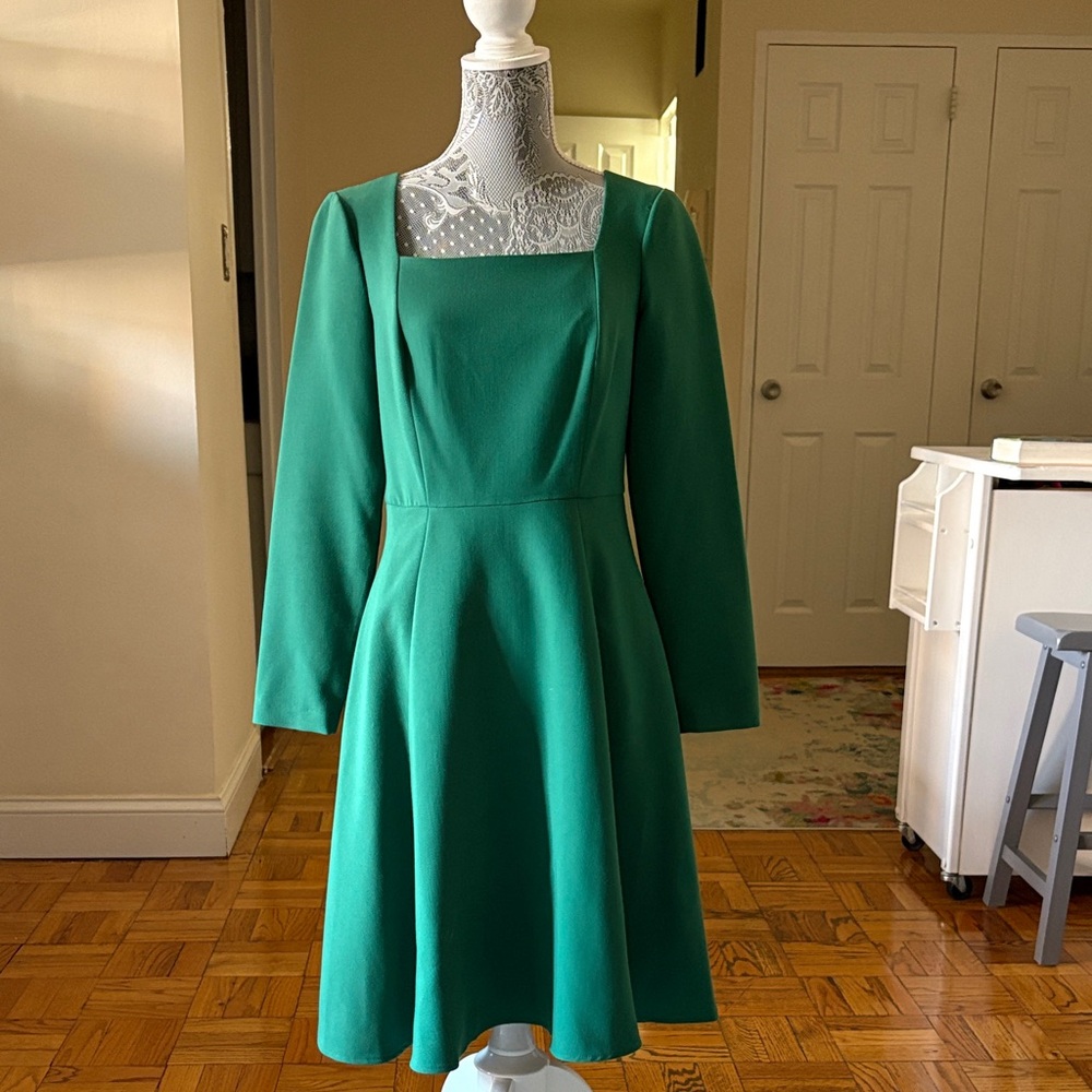 Gal Meets Glam Green Long Sleeve Dress
